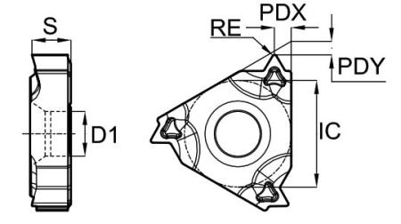 16IR16UN-TC-GM3225 Пластина резьбовая Gesac