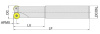 MPB100-016R02P16-RP08 Корпус фрезы Gesac