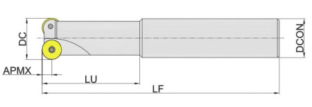 MPB100-016R02P16-RP08 Корпус фрезы Gesac