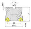 MKA110-040R05A16-UD08 Корпус фрезы Gesac