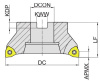 MEE190-100R08B32-WN08 Корпус фрезы Gesac