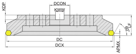 MFB260-315R40D60-HN09 Корпус фрезы Gesac