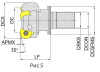 MFC115-025R03M16-HN06 Корпус фрезы Gesac