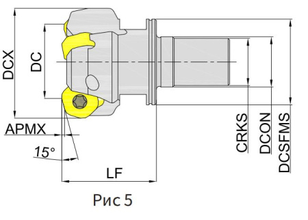 MFC115-025R03M16-HN06 Корпус фрезы Gesac