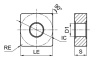 SNMG190612-QR-GP1225 Токарная пластина для точения Gesac