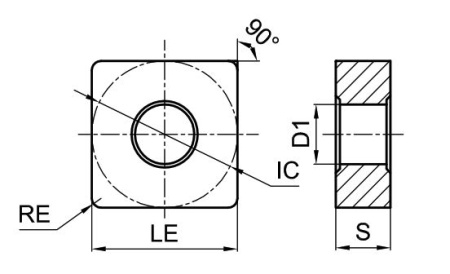 SNMG190612-QR-GP1225 Токарная пластина для точения Gesac