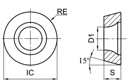 RDMT10T3M0-GM-GA4230 Пластина фрезерная Gesac