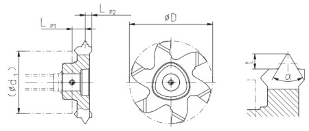DMR1616009WM-TH-GA4425 Пластина резьбовая POLYMILL Gesac