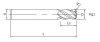 ST300-RH5-20002B Фреза монолитная твердосплавная Gesac