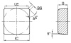 SBEX1204ZZ-1-GK4125 Пластина фрезерная Gesac
