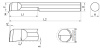 GHT-TR35R10L12 Минирезец твердосплавный Расточной Gesac