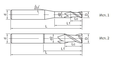SH260-SN2-3-18-H Фреза монолитная твердосплавная Gesac