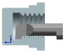 GMT-DR60R20L15 Минирезец твердосплавный Для внутренней фаски/паза Gesac