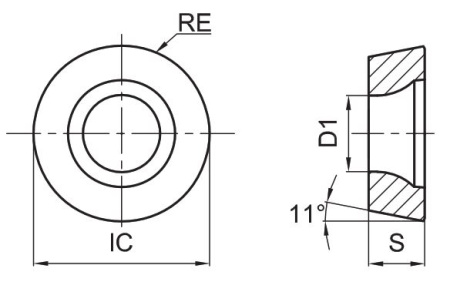 RPET1003M0-GL-GA4230 Пластина фрезерная Gesac