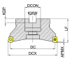 MKF115-080R10A27-LN12 Корпус фрезы Gesac