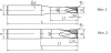 FH200-RN4-08010-H Фреза монолитная твердосплавная Gesac