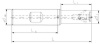 MTD122-16120P12-DM16 Хвостовик для фрез POLYMILL Твердосплавный Gesac