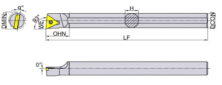 S10K-STUCL11 Державка Расточная Gesac