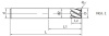SA300-WF-RN6-25040 Фреза монолитная твердосплавная Gesac
