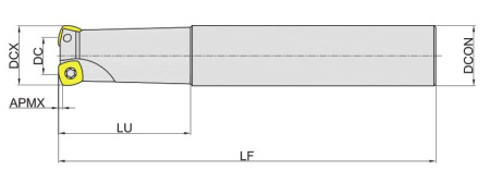 MKB113-040R03P32-SD12 Корпус фрезы Gesac