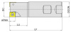 MEC190-032R03W32-AN16 Корпус фрезы Gesac