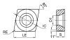 CPGT09T304-GP-GM3225 Токарная пластина для точения Gesac