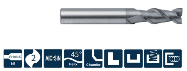 PP300-C2-04004 Фреза монолитная твердосплавная Gesac