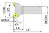 MFC145-025R02P20-HN06 Корпус фрезы Gesac