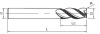 SA210-NR-10003 Фреза монолитная твердосплавная Gesac
