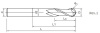 SA300-BN2-20080 Фреза монолитная твердосплавная Gesac